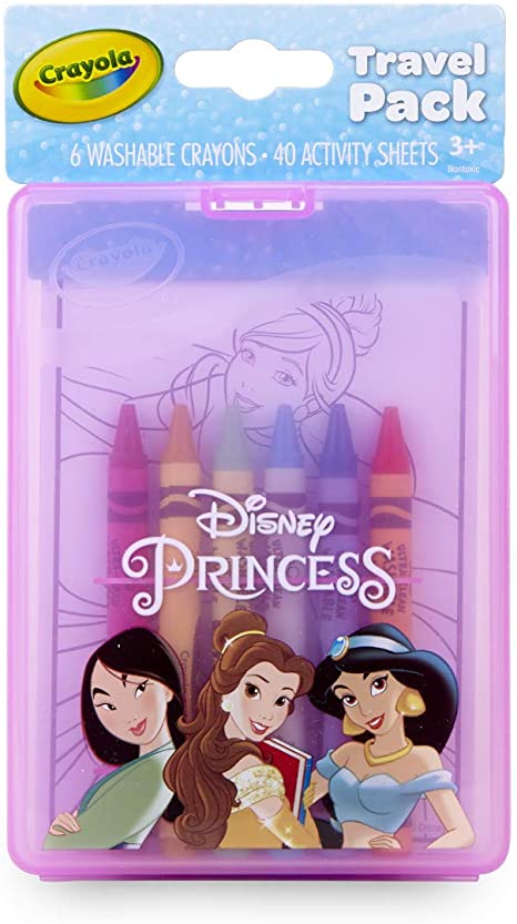 Crayola Princess Coloring Kit, Travel Activity, Gift for Kids, Ages 3, 4, 5, 6