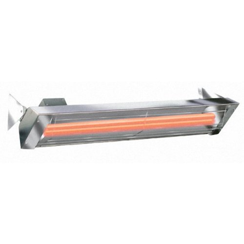 Infratech WD6024SS Dual Element 6,000 Watt Electric Patio Heater, Choose Finish: Stainless Steel