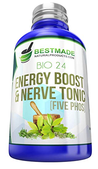 Energy Boost & Nerve Tonic Bio24 300 pellets Five Phos Formula to Relieve Fatigue & Nervous Exhaustion Boost Memory & Cognitive Function Helps with Anxiety & Depression Improves Sleep