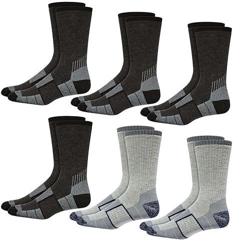 Men's Merino Wool Blend Sock, 6-pair