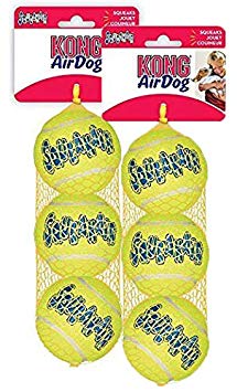 KONG Air Squeaker Tennis Balls Two Pack