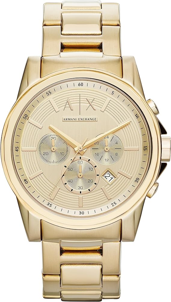 A|X Armani Exchange Goldtone Bracelet Watch