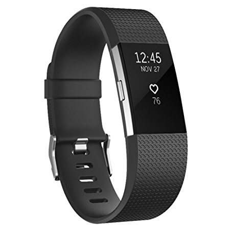 Vancle Fitbit Charge 2 Bands, Adjustable Comfortable Wristband Replacement Strap for Fit bit Charge 2 (No Tracker)