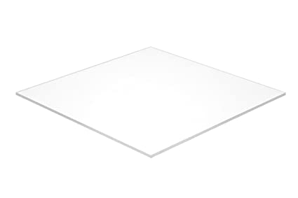 Falken Design Acrylic Plexiglass Sheet, White Translucent 32% (7328), 8" x 10" x 1/8"