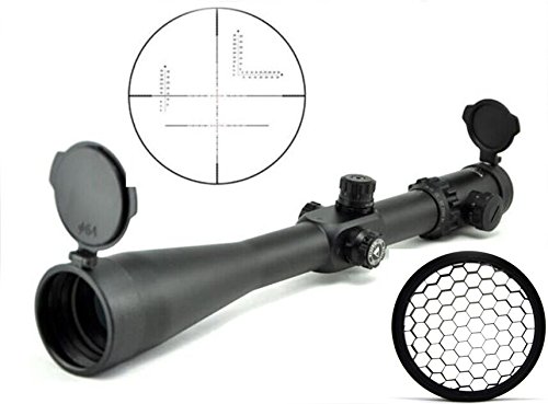 Visionking Rifle Scope 10-40x56 Long Range Hunting 35 Riflescope Military Reticle 308 338 50 with a Honeycomb Sunshade