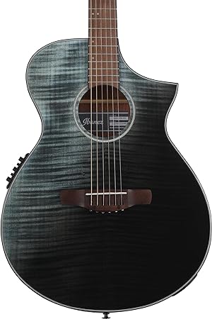 Ibanez AEWC32FMBFD Acoustic-electric Guitar - Black Sunset Fade