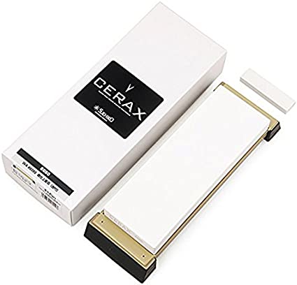 Suehiro CERAX soaking whetstone: Super honing #8000, CERAX 8080: Ceramic sharpening stone, 8.07 x 2.87 x 0.9"