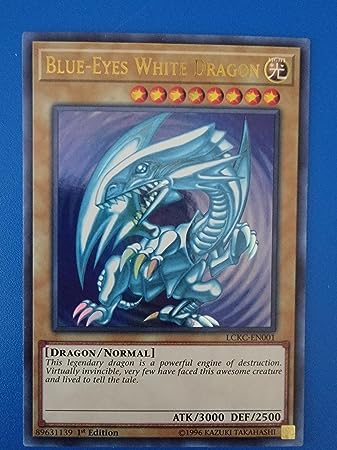 Blue-Eyes White Dragon - LCKC-EN001 - (Version 2) - Legendary Collection Kaiba - Ultra Rare - 1st Edition