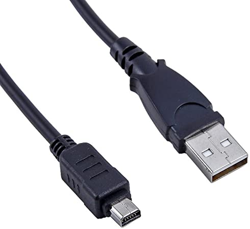SLLEA USB Camera Battery Charger  Data SYNC Cable Cord for Olympus Tough TG-610 TG-850 TG-620