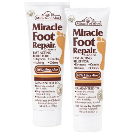 Miracle Foot Repair Cream 8 oz. 2-pack