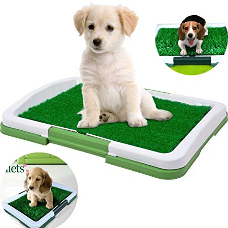 MatureGirl Pet Potty Trainer Grass, Dog Indoor Potty Trainer Grass Pee Pad for Pet Cat Puppy Outdoor Patch Restroom