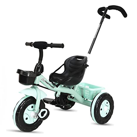 Amardeep Plug N Play Kids/Baby Tricycle with Parental Control and Seat Belt for 12 Months to 48 Months Boys/Girls/Carrying Capacity Upto 30kgs (Seablue)