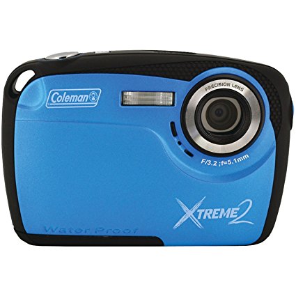 Coleman Xtreme II C12WP-BL 16MP Waterproof Digital Camera with 2.5-Inch LCD Screen (Blue)