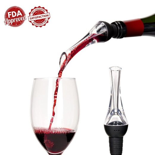 [Updated Version] Wine Aerator Pourer - Aerating Wine Pourer - Premium Wine Aerator Decanter - Premium Wine Aerator Spouts - Premium Wine Dispenser