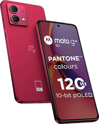 Motorola G84 5G (Viva Magenta, 12GB RAM, 256GB Storage)