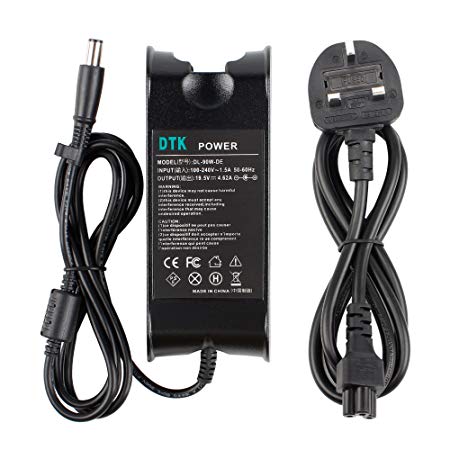 DTK Ac Adapter Laptop Computer Charger/Notebook Pc Power Supply Source Plug for Dell n4050 n5010 M4300 M1210 OEM Output: 19.5V 4.62A 90w Tips:7.4mmX5.0mm Power cord included PA-1900-02D PA-3E PA-10