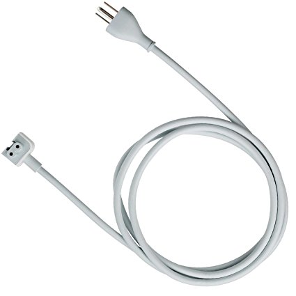 tesha MacBook Pro Charger Extension 45W, 60W, 65W and 85W Power Adapter Extension Cord For Apple MacBook/Pro/Air US 3 Prong-6feet/1Pack
