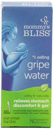 Mommy's Bliss Gripe Water, Liquid, 4-ounce bottle