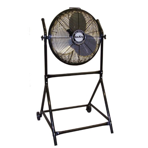 Air King 9219 18-Inch Industrial Grade High Velocity Roll-About Stand with Fan