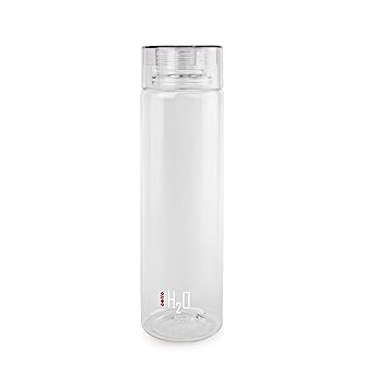 Cello H2O Plastic Water Bottle Premium Edition, 1 Litre, Clear