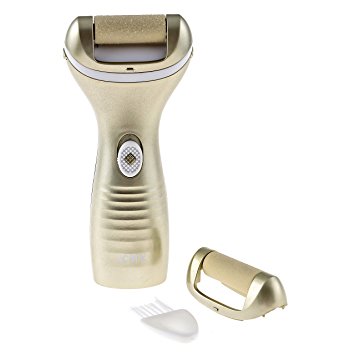 Callus Remover by iCare, Newer Version with More Power to Remove Dead Skin on Your Crack Heels Making Your Feet Softer, Great Gift For Any Occasion (Gold)