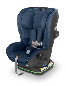 UPPAbaby Knox Convertible Car Seat/Rear Facing and Forward Facing/Intuitive Safety Features/Koroyd   CleanTech Technology/Removable Cup Holder Included/Noa (Navy Mélange)