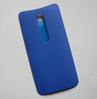 Blue Building DIY Yourself Back Rear Housing Battery Door Cover Panel   Adhesive Glue Tape For Moto X Style (Moto X Pure Edition)