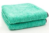 Dry Rite Heavy Weight Premium Plush 14 x 14 Microfiber Cloth- Ultra Thick- 700 GSM- Polishing Detailing and Cleaning Towel for Fine Automobile Surfaces Car Windows Interiors Glass Use WetDry- 2