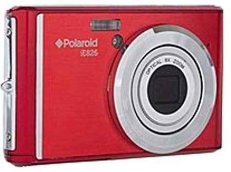 Polaroid IE-826-RED iE826 18.0 Megapixel Digital Camera - 8X Zoom