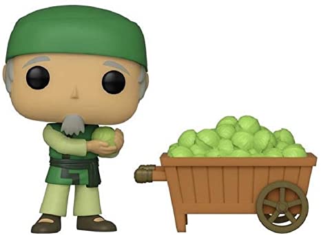 Funko Pop! Avatar The Last Airbender Cabbage Man on Cart Shared Sticker NYCC 2019 Exclusive