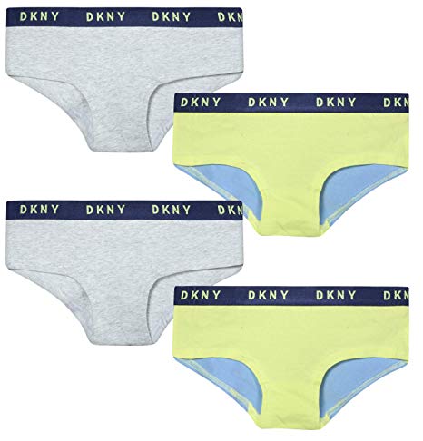 DKNY Girls Cotton/Spandex Hipster Panties (4 Pack)