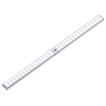 64 LED Motion Sensing Closet Lights, OxyLED Cabinet Light, 2-in-1 Stick-on Anywhere Wireless Sensor Wardrobe Light Bar, Super Bright Closet Light with Magnetic Strip (Auto On / Off,USB Rechargeable)