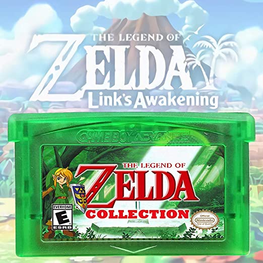 Zelda Collection Multicart Version 5-in-1 Gameboy Advance GBA, Third-Party Games Cards Cartridge Compatible with GBM/GBA/SP/NDS/NDSL (Link's Awakening DX, Oracle of Ages / Seasons, etc)