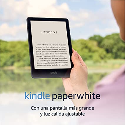 Kindle Paperwhite (16 GB) | Ahora con una pantalla de 6,8" y luz cálida ajustable, con publicidad