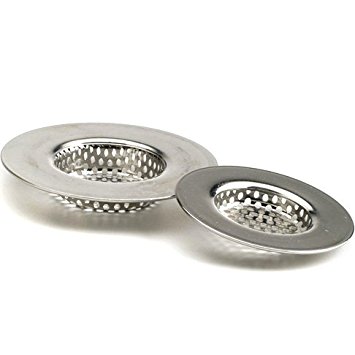 RSVP Endurance Stainless Steel Sink Strainer, Set of 2