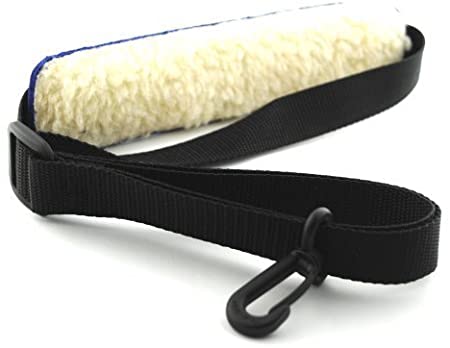 UK Made Padded Sheepskin Suede Saxophone Strap Blue