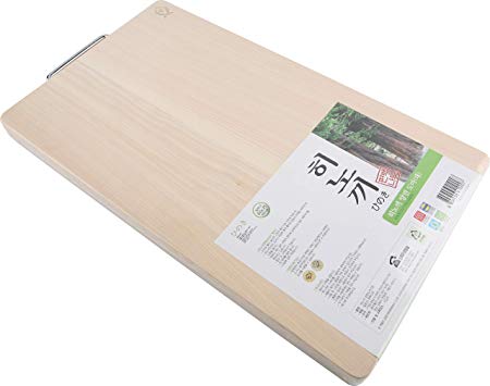 Boumbi Hinoki Wood Reversible Cutting Board(17.3x9.8x1.05 RM_Large)