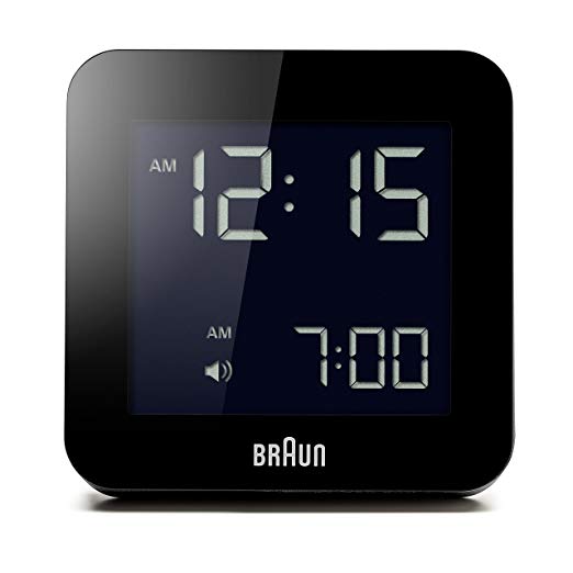 Braun BNC009BK Digital Quartz Alarm Clock