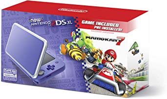 New Nintendo 2DS XL - Purple   Silver With Mario Kart 7 Pre-installed - Nintendo 2DS