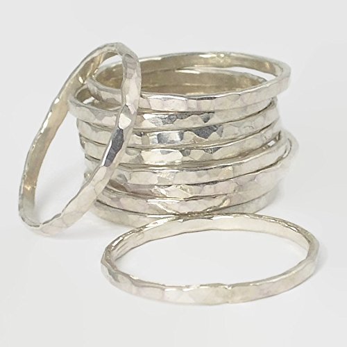 Classic Silver Stacking Rings (Sold individually)