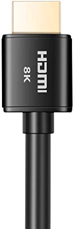 Buyer’s Point Ultra High Speed HDMI 2.1 Cable CL3 Rated Dynamic HDR 1.8M(6ft) 8K 120Hz, 48Gbps, Dolby Vision, eARC Compatible with Apple TV, Nintendo Switch, Roku, Xbox, PS4,(1 Pack, Black CL3 Rated)
