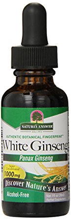 Nature's Answer Panax Ginseng Chinese White Ginseng, 1 Fluid Ounce