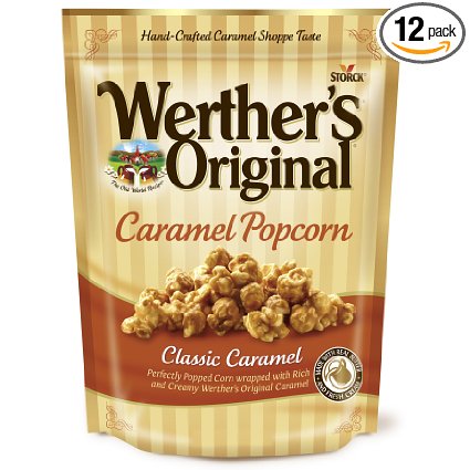 Werther's Original Caramel Popcorn, 1.5 Ounce (Pack of 12)