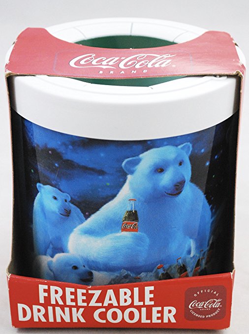 The Fridge Coke and Polar Bear Freezer Koozies (2 Pack, 1 of Each)