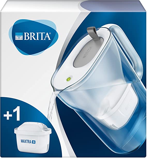 Brita Style Water Filter Jug and Cartridge, Soft Grey