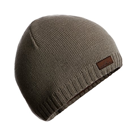 Beanie Knit Ski Hat - Wool Blend - For Men or Women - designed by CacheAlaska