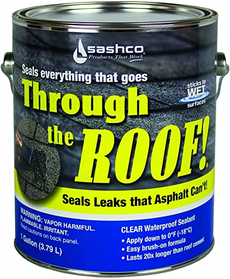 Sashco Through The Roof 1-Gallon Roof Sealant (Brushable)