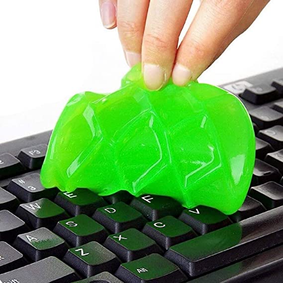 ULTRICS Keyboard Dust Cleaner, Magic Sticky Gel Putty Soft Flexible Cleaning Kit for PC Computer Laptop MacBook Remote Control Mobile Telephone Printer Car Air Vents Dashboard Type Writer and More