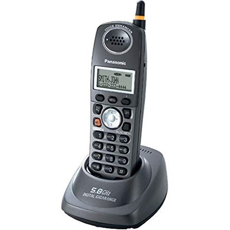 Panasonic KX-TGA560B 5.8 GHz FHSS GigaRange Expandable Digital Cordless Handset