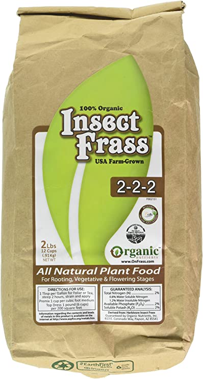 Insect Frass Plant Food, 2 Pounds